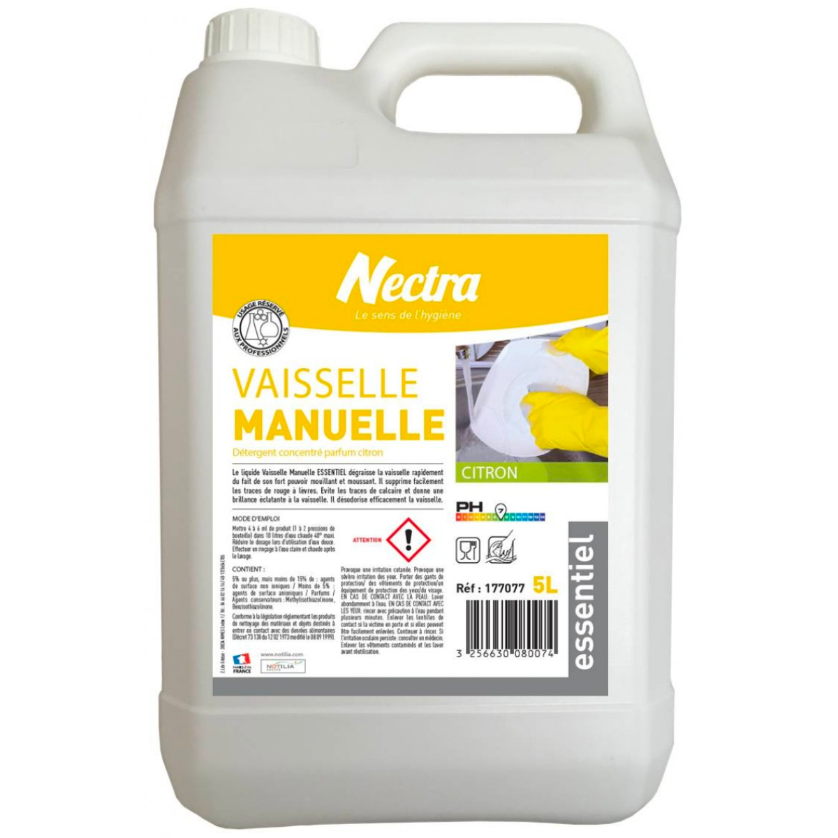 Vaisselle manuelle essentiel 5L