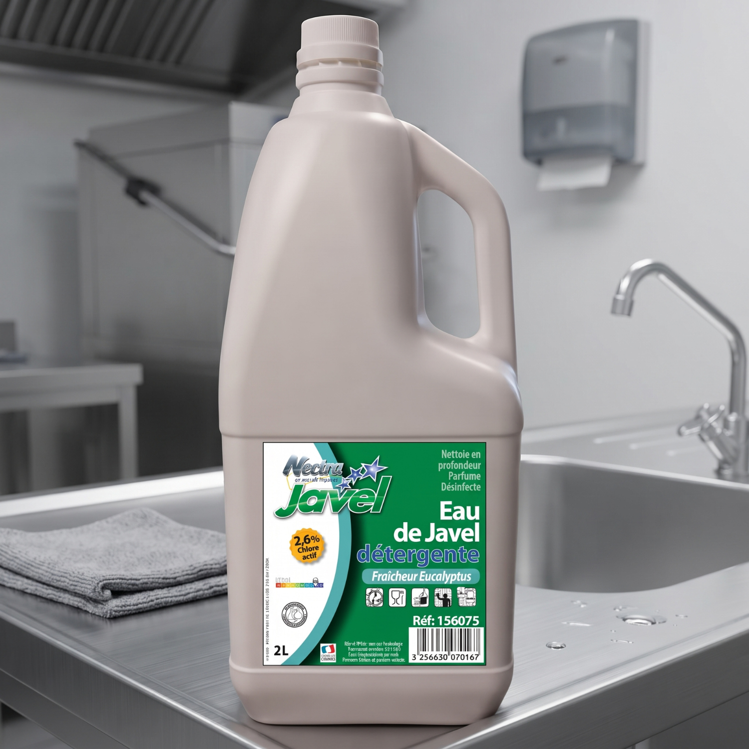 Javel Détergente 2.6% Eucalyptus – Image 2