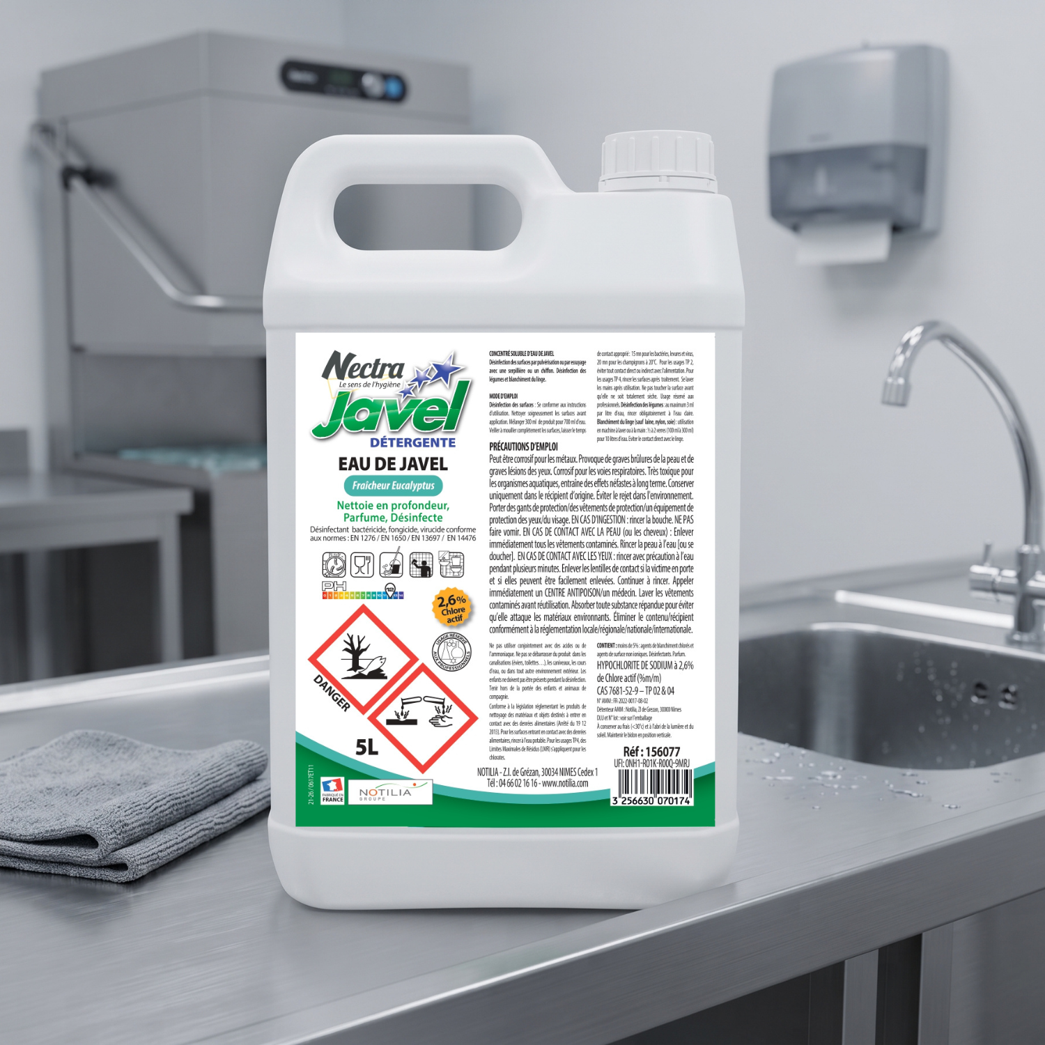 Javel Détergente 2.6% Eucalyptus – Image 4