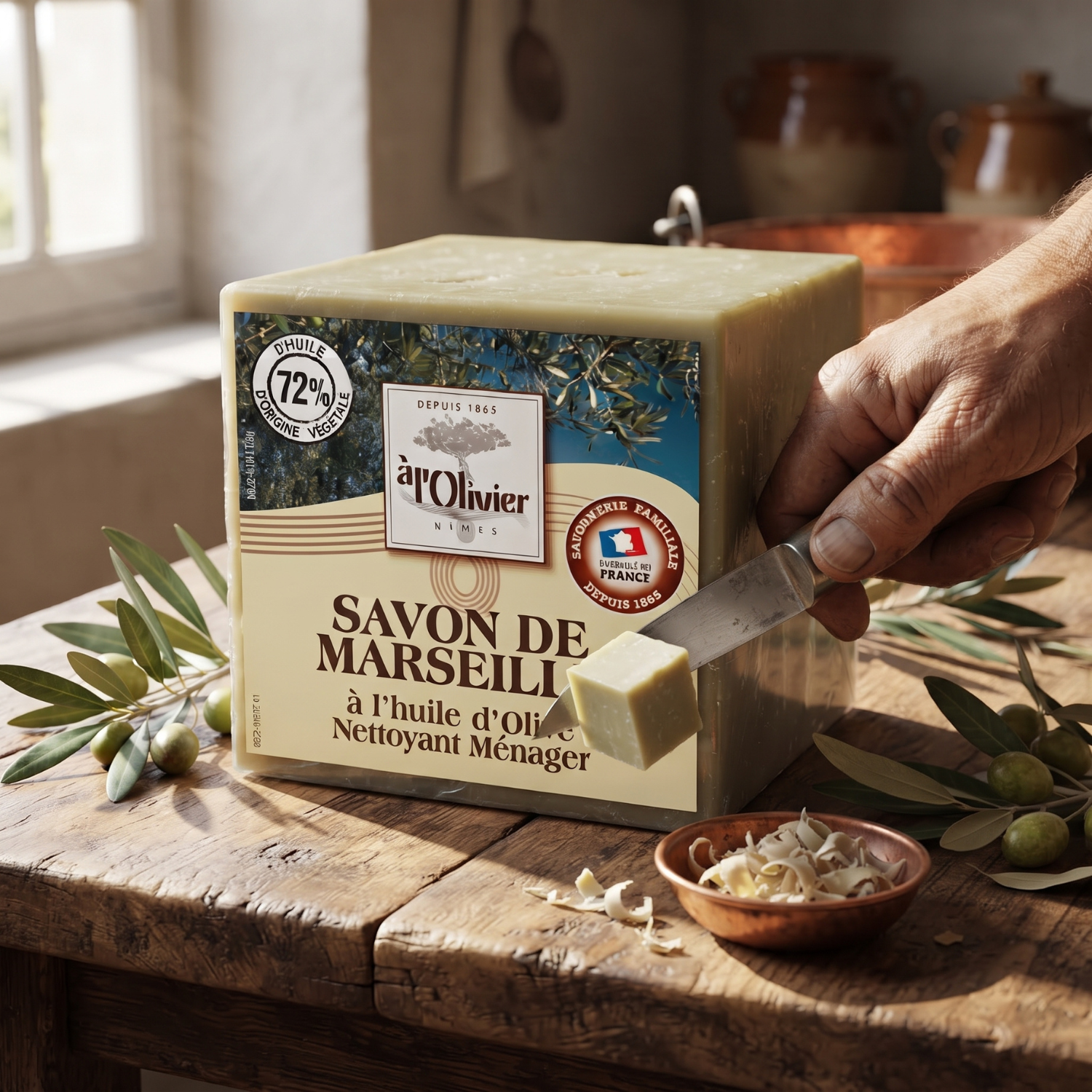 Savon de Marseille à l'Huile d'Olive – Image 2