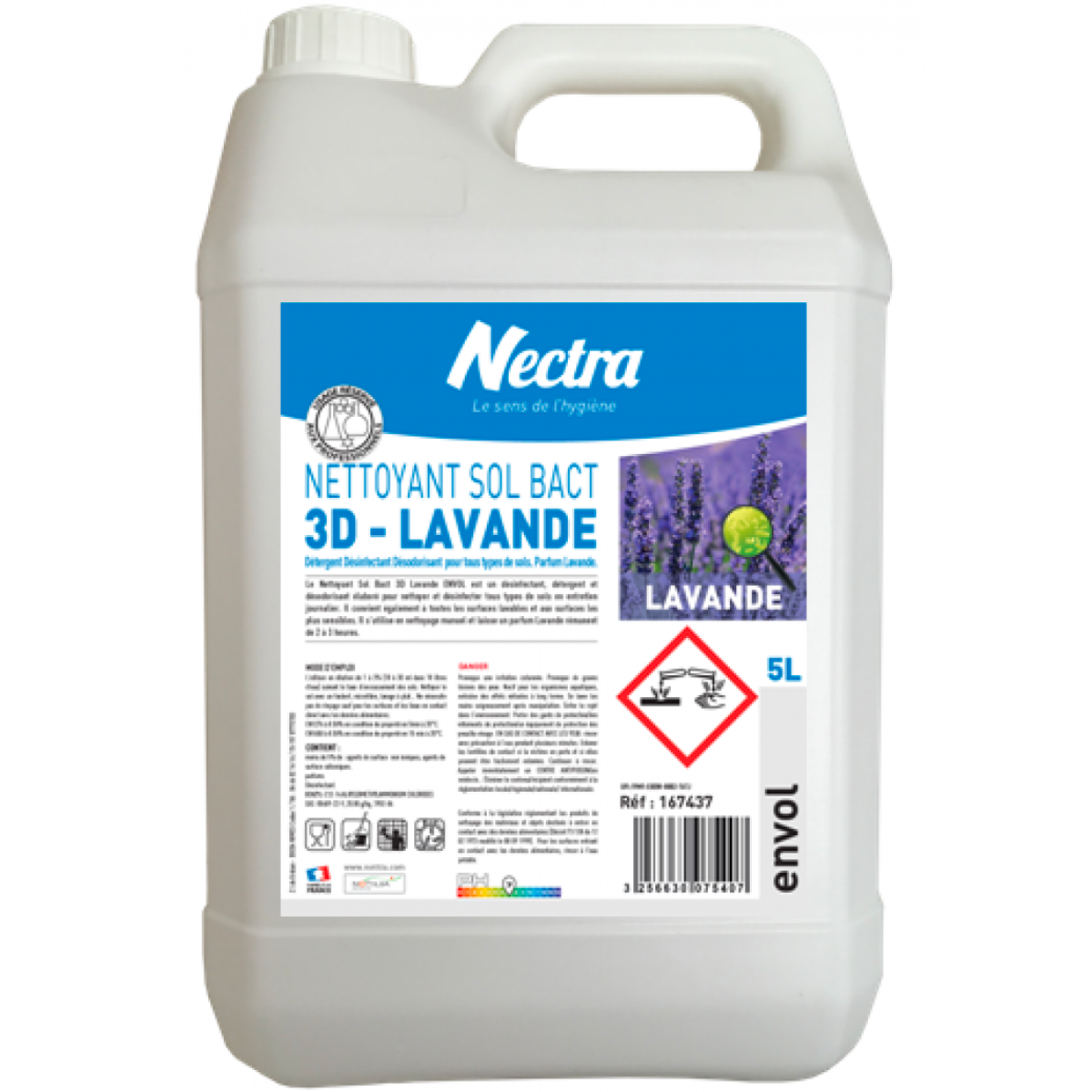 Nettoyant sol bact 3D lavande Envol