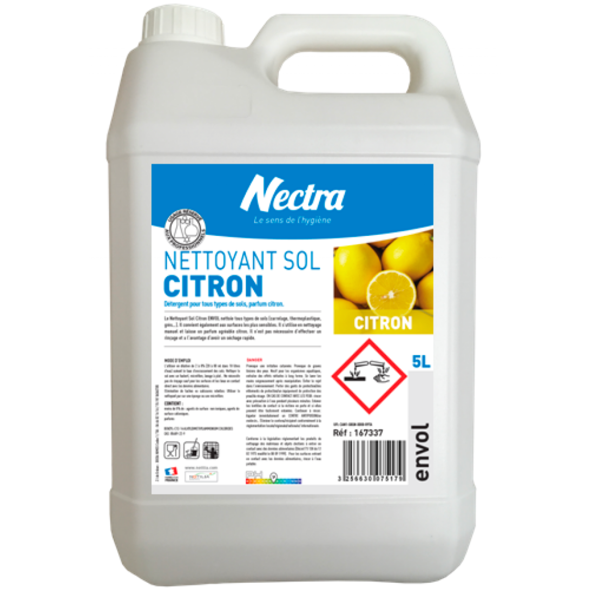 Nettoyant sol citron envol