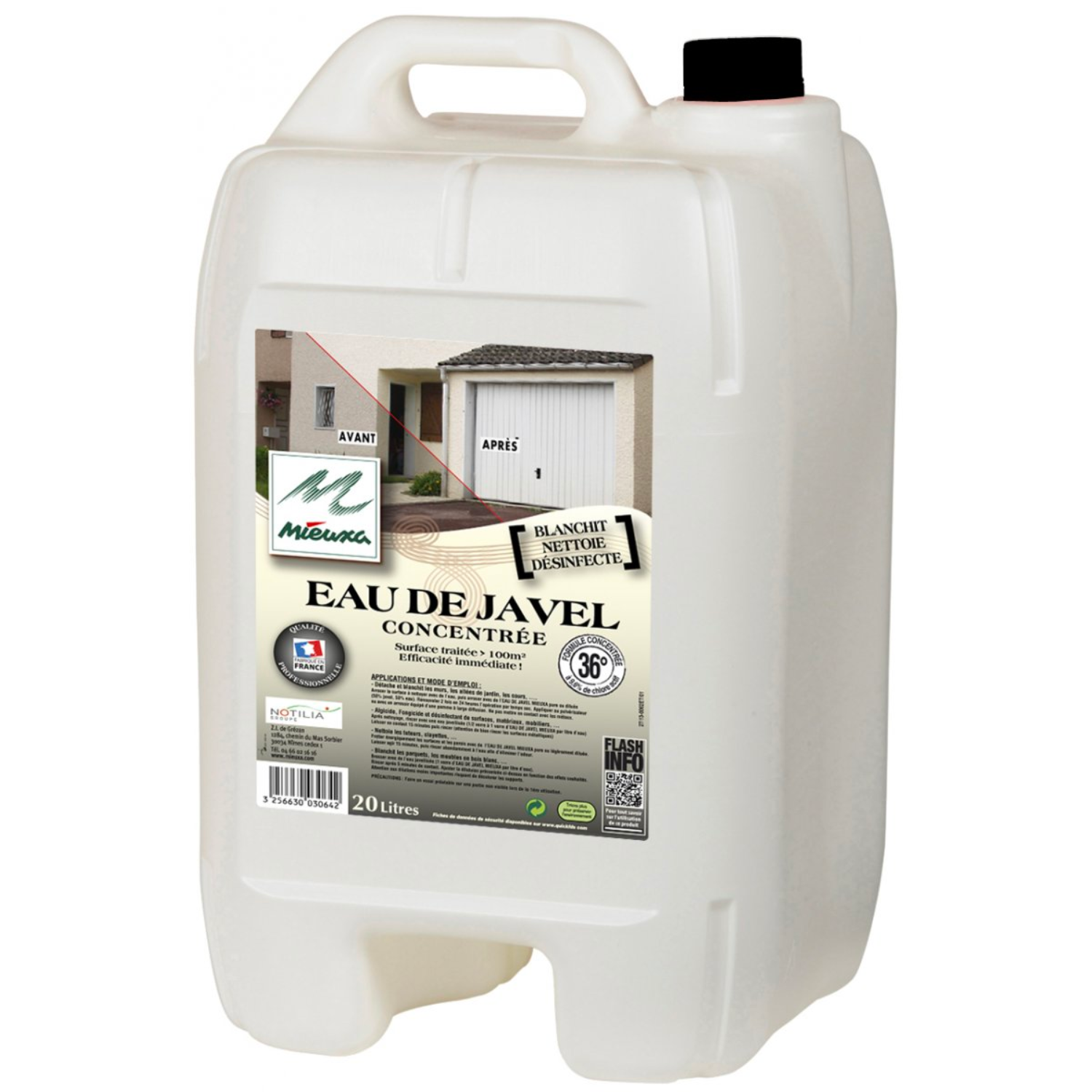 Eau de Javel Concentrée à 9.6% de Chlore Actif – Image 5