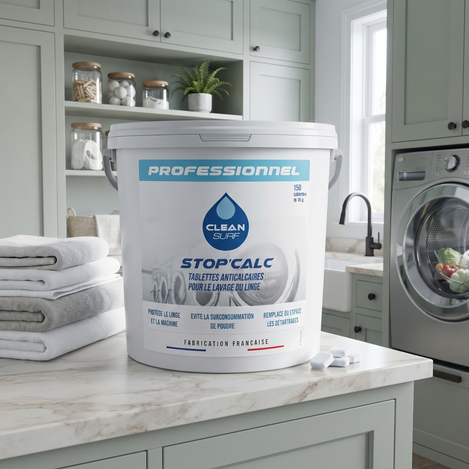 Tablettes Linge Anti Calcaire Stop'Calc – Image 2
